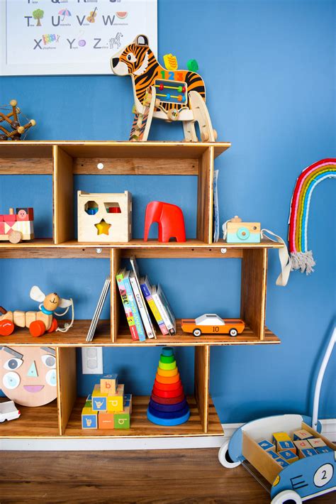 Diy Mid Century Modern Montessori Toy Shelf • Pmq For Two