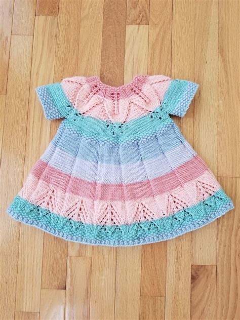 Ravelry Karenkk13s Fairy Leaves Dress Knit Baby Sweaters Knit Baby