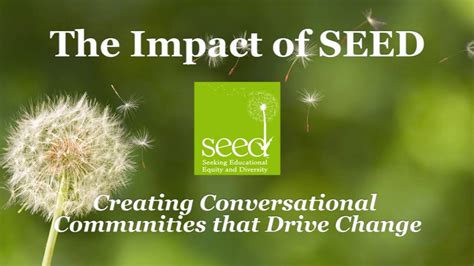 The Impact Of The National Seed Project Please Watch And Share Our