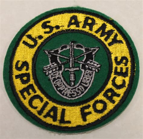 Special Forces Green Beret Army Jacket Patch Rolyat Military Collectibles
