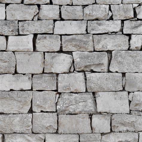 Light Gray Solid Stone Bricks Top Texture