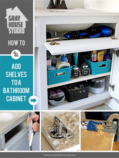 Ikea's versatile selection features options for bathrooms of every size and design including everything from linen cabinets to shelf units. Adding Shelves in Bathroom Cabinets | Bathroom cabinets ...