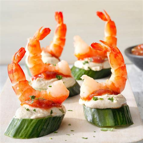 Shrimp And Cucumber Canapes Recipe How To Make It