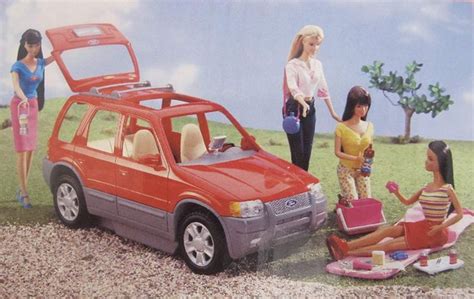 Barbie Ford Escape Suv Vehicle Van W Accessories 2002