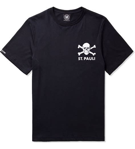 Ver más ideas sobre fútbol, panteon rococó, logo bundesliga. St. Pauli Black Small Skull Logo T-Shirt | HBX.