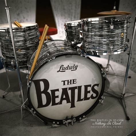 Ringos Ed Sullivan Kit — The Beatles In 3d The Beatles Ludwig Drums