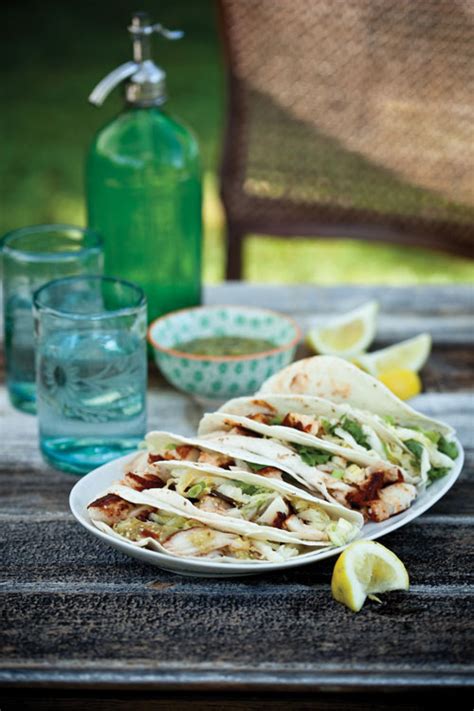 Begin by making the slaw, which is a combination of shredded red cabbage by jennifer segal (slaw and chipotle sauce adapted from cook's illustrated). Specialty Grilling Techniques: Baja Fish Tacos Recipe ...