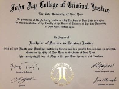 Criminal justice degrees are largely interdisciplinary by necessity, as a full understanding of the justice system requires not only knowledge about government and law, but also of technology and human behavior (which includes sociology, psychology, biology, neuroscience, and more). Deluxe Diploma plus Transcripts - Novelty Works Degrees