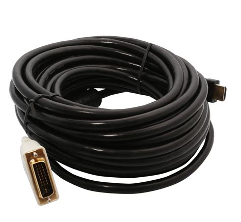 Coaxial cables component cables displayport cables dvi cables hdmi cables microphone cables midi cables mini displayport cables speaker wire vga cables <span><span. 30 ft DVI Dual Link (24+1) to HDMI Male-Male Cable, Gold ...