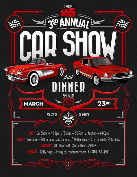 Free Car Show Flyer Template Word