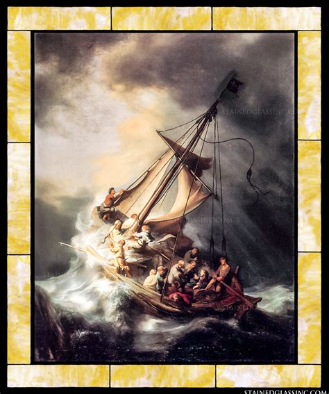 Christ In The Storm On The Sea Of Galilee By Rembrandt