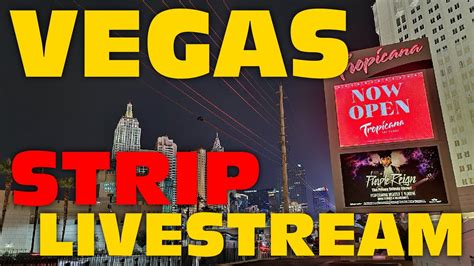 Las Vegas Strip Livestream On Friday Walking The Strip Youtube