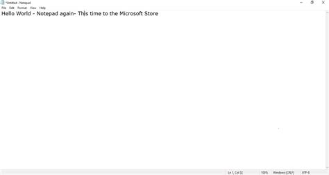 Windows Notepad Enters Microsoft Store With New Features