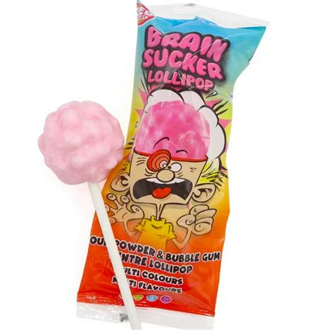 Brain Sucker Sour Powder Lollipop Uk