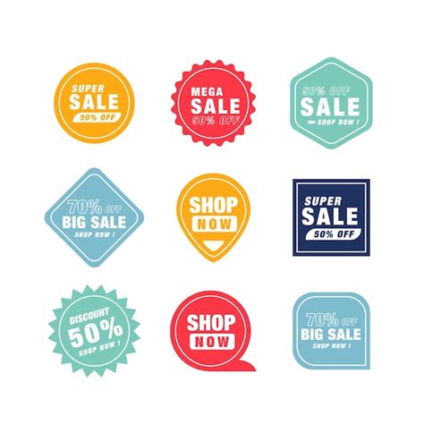 Premium Vector Set Of Sale Badges Sale Quality Tags And Labels