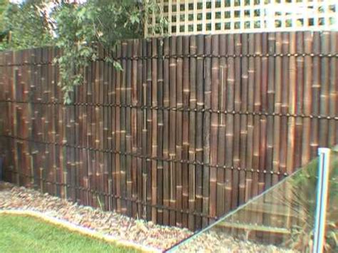 Another benefit of bamboo is that it's quite resistant to pests. DIY BAMBOO PANEL FENCE INSTALLATION GUIDE - YouTube