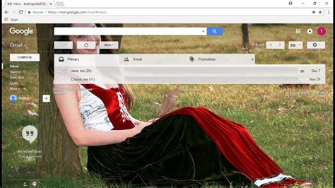 How To Set Your Own Picture In Gmail Background Theme Easy Youtube