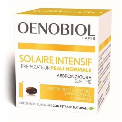 Oenobiol Solaire Intensif Preparateur 30 Compresse Minsan973590007 Di
