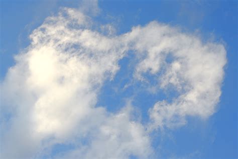 Blue Sky With Wispy White Clouds Picture Free Photograph Photos