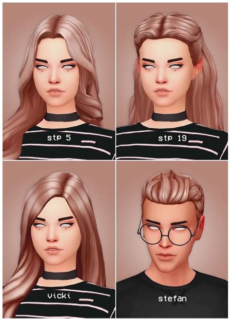 De 19 Bedste Billeder Fra The Sims 4 Cc Mm Skin Details På Pinterest