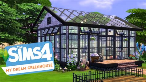 My Dream Greenhouse L The Sims 4 Greenhouse Haven Kit L Speed Build