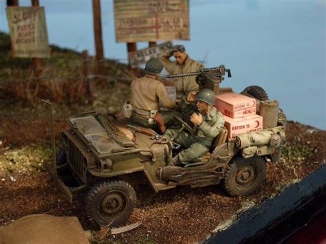 135 Usarmy Jeep Willys Mb By Ademodelart Dioramas Maquetas Militar