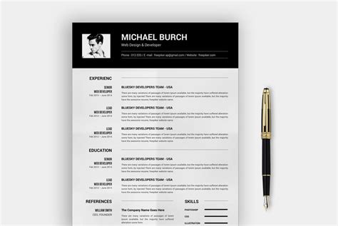 Simple Curriculum Vitae Format Pdf 51 Teacher Resume Templates Free Sample Example Format 328 Cv Template Documents That You Can Download Customize And Print For Free Agathand Images