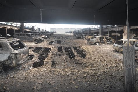 Liverpool Echo Arena fire: New pictures show devastation inside car