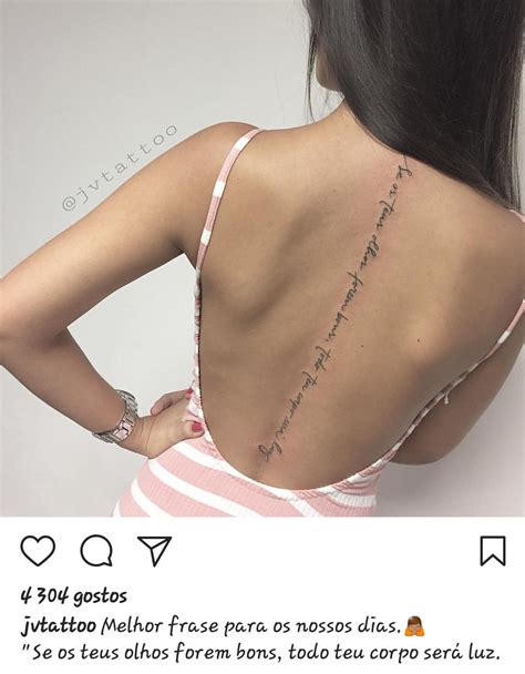 tatuagem costas tatuagem piercing frases para tatuagem feminina tatuagem no meio das costas