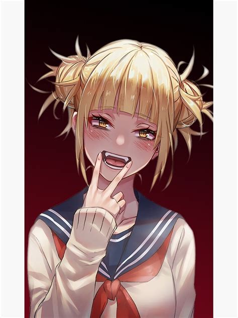 My Hero Academia Toga Poster By Lawliet1568 Yandere Anime Yandere Girl Anime