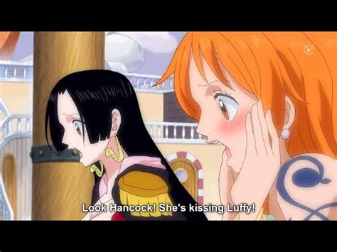 Nami Shocked Upon Seeing Luffy S First Kiss One Piece YouTube