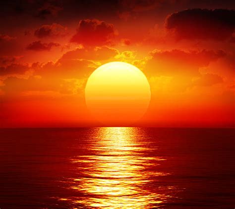 Best Big Sunset Over Sea Stock Photos Pictures And Royalty Free Images