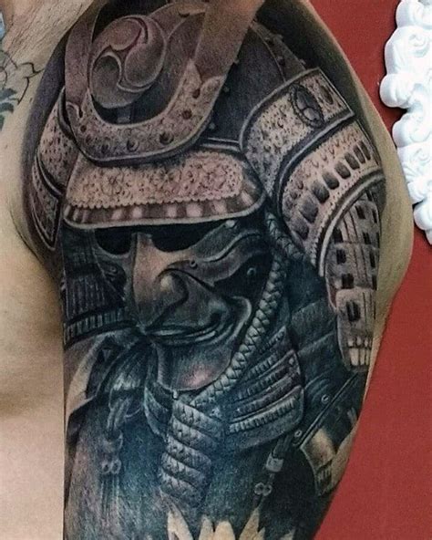 A samurai mask tattoo is for men & women who love japanese culture, as well as some amazing and popular japanese symbols. 60 Samurai Helmet Tattoo Designs For Men - Japanese Ink Ideas