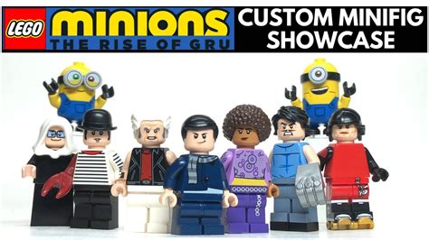 Lego Minions The Rise Of Gru Custom Minifigure Showcase Youtube