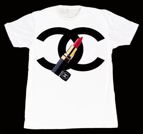 Chanel logo, chanel logo black chanel by. Chanel Make Up TShirt by THECOUTURECLOSETNYC on Etsy, $35 ...