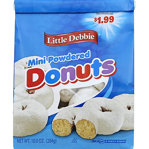 Little Debbie Mini Powdered Donuts Doughnuts Pies And Snack Cakes