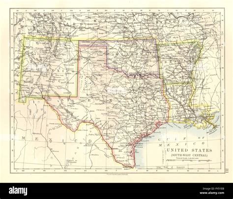 Usa South Centraltexas Oklahoma Arkansas New Mexico Louisiana 1920