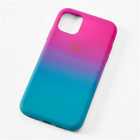 Ombre Heart Phone Case Fits Iphone 11 Claires