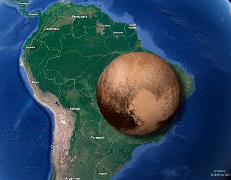 Map Brazil X Pluto 23km Or 14 Miles Infographictv Number One