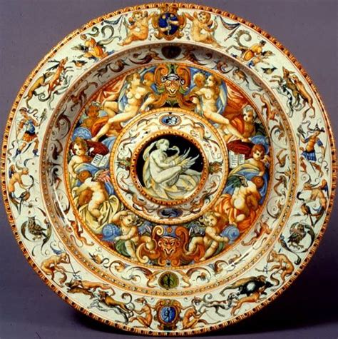 Maiolica Is Italian Tin Glazed Pottery Dating From The Renaissance It