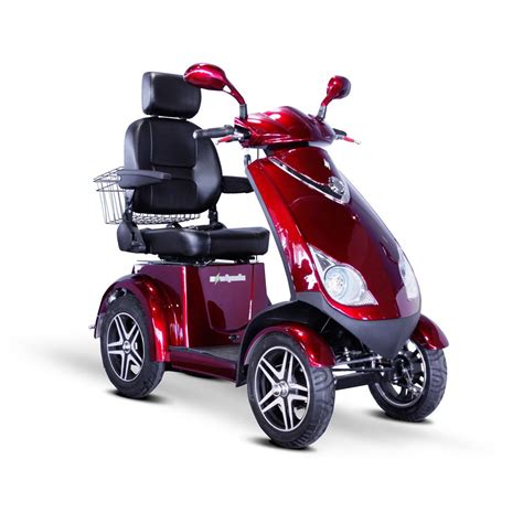 E Wheels Ew 72 4 Wheel Electric Senior Mobility Scooter Red