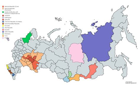 Movements For Independence Or Autonomy In Russia According To