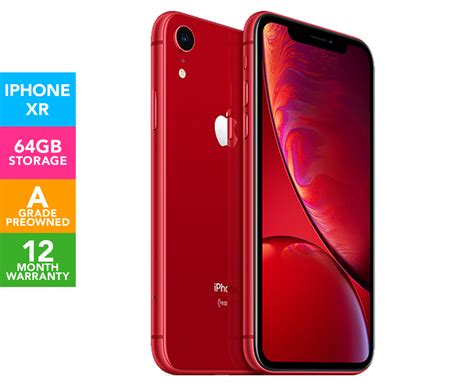 Pre Owned Apple Iphone Xr 64gb Smartphone Unlocked Red Nz