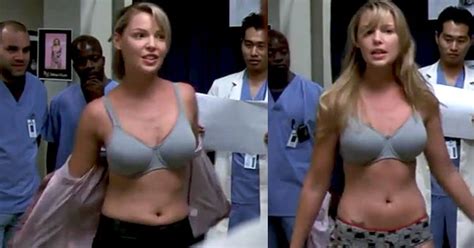 Katherine Heigl Takes Off Her Clothes Hot Strip Scene From Greys