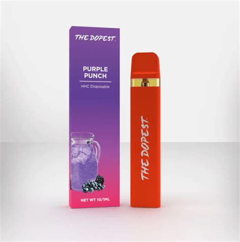 The Dopest Hhc Disposable Purple Punch Indica Hhc Vape The Dopest
