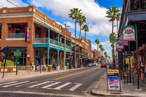 7th Avenue In The Historic Ybor City In Tampa Bay Florida Stock Photo