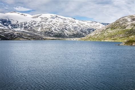 Mountain Scenery In Jotunheimen National Park In Norway Stock Photo
