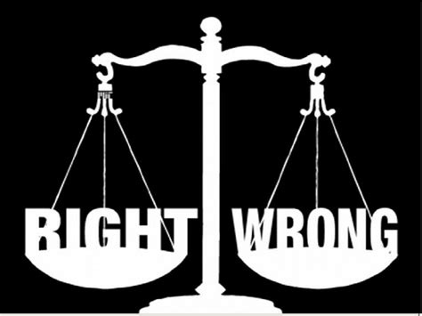 What Is Right Or Wrong