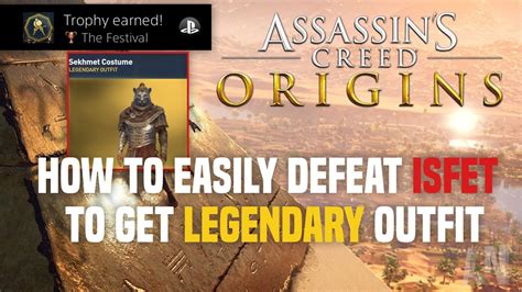 Assassins Creed Origins How To Easily Defeat Isfet Get Legendary