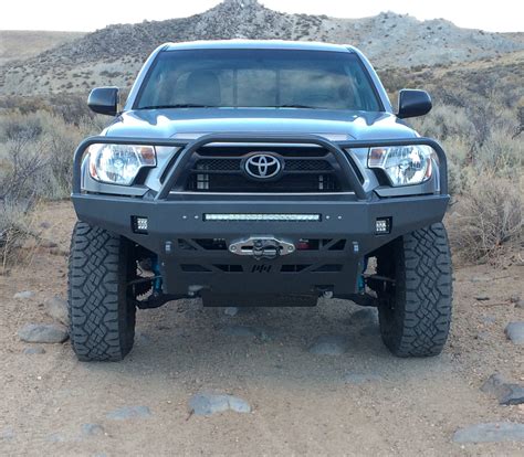 2012 2015 Toyota Tacoma Front Bumper At The Helm Fabrication
